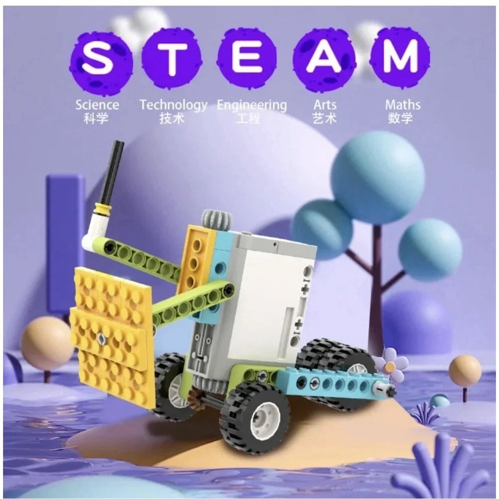 107PCS 50 in 1 STEM Robot Electric Building Blocks‎ EM16 Science Education GIFTS